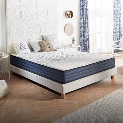 Naturalex Perfect Dream Matratze 180x200 cm Höhe 21 cm Kaltschaummatratze Härtegrad H2 Öko-Tex Zertifiziert Latex Blue 7 Zonen Matratze Made in EU Naturalex Perfect Dream Matratze 180x200 cm Höhe 21 cm Kaltschaummatratze Härtegrad H2 Öko-Tex Zertifiziert Latex Blue 7 Zonen Matratze Made in EU