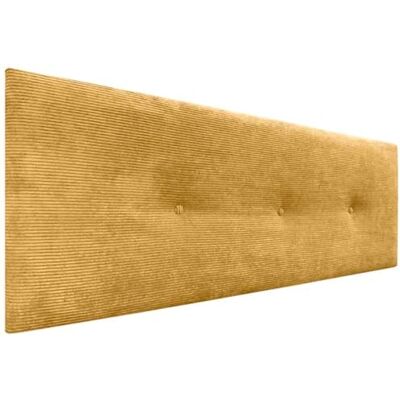 DHOME Kopfteil aus glattem Cord mit Knöpfen, hohe Qualität, modernes gepolstertes Kopfteil, Luxus-Bett, gepolstertes Schlafzimmer (Senfgelb, 160 cm) DHOME Kopfteil aus glattem Cord mit Knöpfen, hohe Qualität, modernes gepolstertes Kopfteil, Luxus-Bett, gepolstertes Schlafzimmer (Senfgelb, 160 cm)