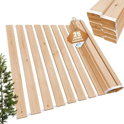 Coemo Rollrost ROMO, 100x200 cm, 21 Leisten, belastbar bis 250 kg Extra starker Lattenrost aus Massivholz, Rolllattenrost für Einzelbett oder Doppelbetten, Einfach ausrollen Coemo Rollrost ROMO, 100x200 cm, 21 Leisten, belastbar bis 250 kg Extra starker Lattenrost aus Massivholz, Rolllattenrost für Einzelbett oder Doppelbetten, Einfach ausrollen