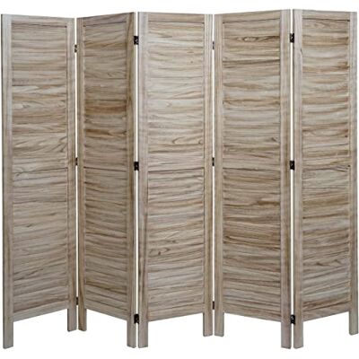 Mendler Paravent HWC-G30 Shabby-Look 170x200cm Hellbraun Trennwand, Sichtschutz, Raumteiler Mendler Paravent HWC-G30 Shabby-Look 170x200cm Hellbraun Trennwand, Sichtschutz, Raumteiler