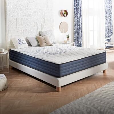 Naturalex Perfect Dream Matratze 180x200 cm Höhe 26 cm Kaltschaummatratze Härtegrad H3 Öko-Tex Zertifiziert Latex Blue 7 Zonen Matratze Made in EU Naturalex Perfect Dream Matratze 180x200 cm Höhe 26 cm Kaltschaummatratze Härtegrad H3 Öko-Tex Zertifiziert Latex Blue 7 Zonen Matratze Made in EU