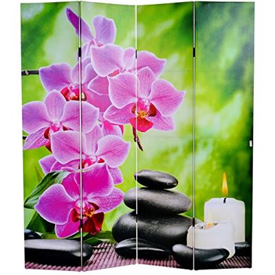 Mendler LED-Paravent Stones 180x160cm 2 LEDs Trennwand Raumteiler, Timer, netzbetrieben Mendler LED-Paravent Stones 180x160cm 2 LEDs Trennwand Raumteiler, Timer, netzbetrieben