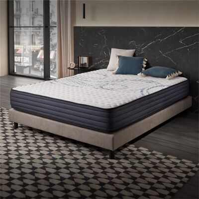 Naturalex Hybride Matratze 160x200 cm Höhe 26 cm Taschenfederkernmatratze PerfectSleep 160x200 cm H2/H3 Matratze Hybride 160x200 Öko-tex Zertifiziert Latex Blue 7 Naturalex Hybride Matratze 160x200 cm Höhe 26 cm Taschenfederkernmatratze PerfectSleep 160x200 cm H2/H3 Matratze Hybride 160x200 Öko-tex Zertifiziert Latex Blue 7
