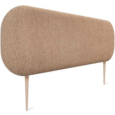 DHOME Gepolstertes Glattes und Geschwungenes Kopfteil Luxury Edition 50cm Hoch mit Füßen Akustisches Schallabsorbierendes Wandkopfteil für Bett und Schlafzimmer (Golden Wood, 150cm) DHOME Gepolstertes Glattes und Geschwungenes Kopfteil Luxury Edition 50cm Hoch mit Füßen Akustisches Schallabsorbierendes Wandkopfteil für Bett und Schlafzimmer (Golden Wood, 150cm)