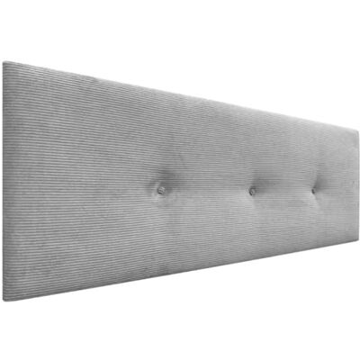 DHOME Kopfteil aus glattem Cord mit Knöpfen, hohe Qualität, modernes gepolstertes Kopfteil, Luxus-Bett, gepolstertes Schlafzimmer (Grau, 160 cm) DHOME Kopfteil aus glattem Cord mit Knöpfen, hohe Qualität, modernes gepolstertes Kopfteil, Luxus-Bett, gepolstertes Schlafzimmer (Grau, 160 cm)