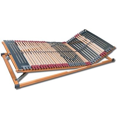FMP Matratzenmanufaktur , 7 Zonen Lattenrost Rhodos® KF, 80x200 cm, 2 Stück, Doppelpack, Kopf- und Fußteil verstellbar, fertig montiert FMP Matratzenmanufaktur , 7 Zonen Lattenrost Rhodos® KF, 80x200 cm, 2 Stück, Doppelpack, Kopf- und Fußteil verstellbar, fertig montiert