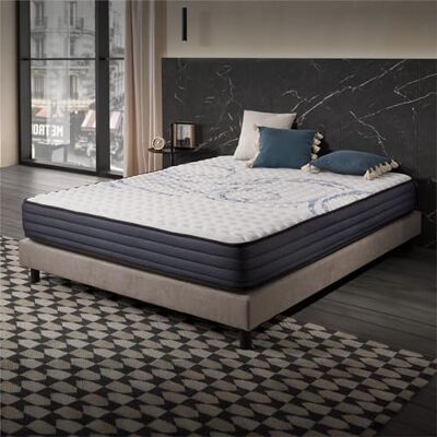 Naturalex PerfectSleep Matratze 80x200 cm Höhe 21 cm Kaltschaummatratze 80x200 cm H2 Matratze 80x200 Öko-tex Zertifiziert Latex Blue 7 Zonen Naturalex PerfectSleep Matratze 80x200 cm Höhe 21 cm Kaltschaummatratze 80x200 cm H2 Matratze 80x200 Öko-tex Zertifiziert Latex Blue 7 Zonen