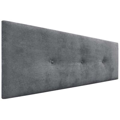 DHOME Kopfteil aus glattem Cord mit Knöpfen, hohe Qualität, modernes gepolstertes Kopfteil, Luxus-Bett, gepolstertes Schlafzimmer (Dunkelgrau, 160 cm) DHOME Kopfteil aus glattem Cord mit Knöpfen, hohe Qualität, modernes gepolstertes Kopfteil, Luxus-Bett, gepolstertes Schlafzimmer (Dunkelgrau, 160 cm)