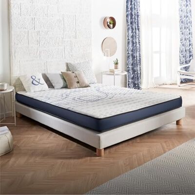 Naturalex Perfect Dream Matratze 140x200 cm Höhe 15 cm Kaltschaummatratze Härtegrad H2 Öko-Tex Zertifiziert Latex Blue 7 Zonen Matratze Made in EU Naturalex Perfect Dream Matratze 140x200 cm Höhe 15 cm Kaltschaummatratze Härtegrad H2 Öko-Tex Zertifiziert Latex Blue 7 Zonen Matratze Made in EU