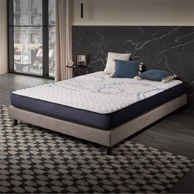 Naturalex PerfectSleep Matratze 90x190 cm Höhe 15 cm Kaltschaummatratze 90x190 cm H2 Matratze 90x190 Öko-tex Zertifiziert Latex Blue 7 Zonen Naturalex PerfectSleep Matratze 90x190 cm Höhe 15 cm Kaltschaummatratze 90x190 cm H2 Matratze 90x190 Öko-tex Zertifiziert Latex Blue 7 Zonen