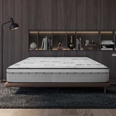 Naturalex Matratze 160x200 cm Carbone Plus Taschenfederkernmatratze Härtegrad H3/H4 Öko-Tex Zertifiziert CarboTex 7 Zonen Matratze Höhe 30 cm Made in EU Taschenfederkernmatratze Härtegrad H3/H4 Öko-Tex Zertifiziert CarboTex 7 Zonen Matratze Made in EU Naturalex Matratze 160x200 cm Carbone Plus Taschenfederkernmatratze Härtegrad H3/H4 Öko-Tex Zertifiziert CarboTex 7 Zonen Matratze Höhe 30 cm Made in EU Taschenfederkernmatratze Härtegrad H3/H4 Öko-Tex Zertifiziert CarboTex 7 Zonen Matratze Made in EU