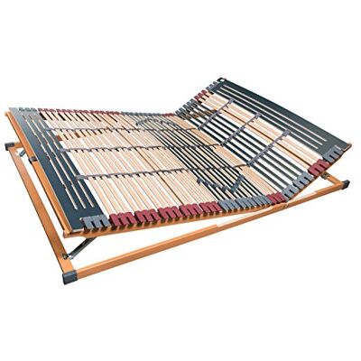 FMP Matratzenmanufaktur 7 Zonen Lattenrost Rhodos® KF, Kopf- und Fußteil verstellbar, 44 Leisten, Triokautschukkappen, Querholme BUCHE massiv, Mittelgurt, fertig montiert, TÜV/GS Gesichert Geprüft ID 1111212908, 140 x 200 cm FMP Matratzenmanufaktur 7 Zonen Lattenrost Rhodos® KF, Kopf- und Fußteil verstellbar, 44 Leisten, Triokautschukkappen, Querholme BUCHE massiv, Mittelgurt, fertig montiert, TÜV/GS Gesichert Geprüft ID 1111212908, 140 x 200 cm