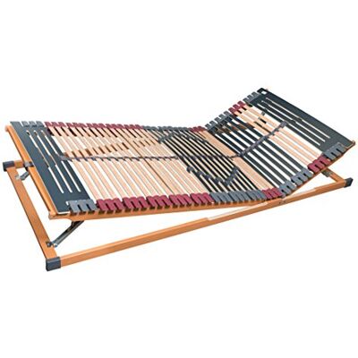 FMP Matratzenmanufaktur , 7 Zonen Lattenrost Rhodos® KF, 100x200 cm, 2 Stück, Doppelpack, Kopf- und Fußteil verstellbar, fertig montiert FMP Matratzenmanufaktur , 7 Zonen Lattenrost Rhodos® KF, 100x200 cm, 2 Stück, Doppelpack, Kopf- und Fußteil verstellbar, fertig montiert