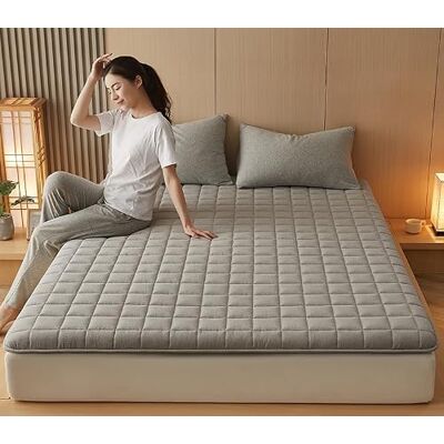DSAoTeng Japanische Boden-Futon-Matratze, dicke Baumwolle, gesteppte Tatami-Isomatte, faltbare Matratzenauflage für Einzelbett, Doppelbett, Schlafsaal, Schlafzimmer, Gästezimmer, Mietwohnung (#5,120 x 190 cm) DSAoTeng Japanische Boden-Futon-Matratze, dicke Baumwolle, gesteppte Tatami-Isomatte, faltbare Matratzenauflage für Einzelbett, Doppelbett, Schlafsaal, Schlafzimmer, Gästezimmer, Mietwohnung (#5,120 x 190 cm)
