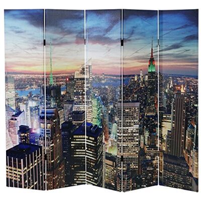 Mendler LED-Paravent New York 180x200cm, 30 LEDs Timer, netzbetrieben, Trennwand, Raumteiler Mendler LED-Paravent New York 180x200cm, 30 LEDs Timer, netzbetrieben, Trennwand, Raumteiler