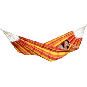 AMAZONAS Barbados Klassische brasilianische XL Hängematte für 2 Personen Handgefertigt, aus recycelten Materialien Liegefläche 230x150cm Belastbar bis 200 kg Farbe: Papaya AMAZONAS Barbados Klassische brasilianische XL Hängematte für 2 Personen Handgefertigt, aus recycelten Materialien Liegefläche 230x150cm Belastbar bis 200 kg Farbe: Papaya