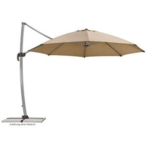 Schneider Sonnenschirm Rhodos Rondo, sand, 350 cm rund, 792-16, Gestell Aluminium, Bespannung Polyester, 22.4 kg Schneider Sonnenschirm Rhodos Rondo, sand, 350 cm rund, 792-16, Gestell Aluminium, Bespannung Polyester, 22.4 kg