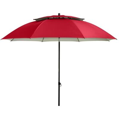 Doppler derby WINDPROFI Sonnenschirm für Strand, Balkon und Terrasse 200 cm Rot Höhenverstellbar mit UV-Schutz Sonnenschirm klappbar für Strand und Außenpool Doppler derby WINDPROFI Sonnenschirm für Strand, Balkon und Terrasse 200 cm Rot Höhenverstellbar mit UV-Schutz Sonnenschirm klappbar für Strand und Außenpool