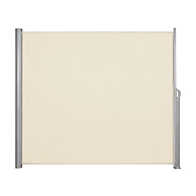 home Trends ® Seitenmarkise 180 x 400 cm – Beige, ausziehbar, 280g/m² Polyester, Wind- & Sichtschutz, Aluminiumrahmen für Balkon, Garten, Terrasse home Trends ® Seitenmarkise 180 x 400 cm – Beige, ausziehbar, 280g/m² Polyester, Wind- & Sichtschutz, Aluminiumrahmen für Balkon, Garten, Terrasse