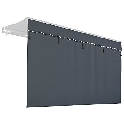 empasa Markisen Volant Markisenstoff Markisen-Zubehör Sonnenschutz Sichtschutz für unsere Gelenkarmmarkisen 'Start' und 'Start Plus', Farbe:anthrazit, Größe:350 cm empasa Markisen Volant Markisenstoff Markisen-Zubehör Sonnenschutz Sichtschutz für unsere Gelenkarmmarkisen 'Start' und 'Start Plus', Farbe:anthrazit, Größe:350 cm