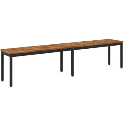 vidaXL Gartenbank 201 x 35 x 45 cm Massivholz Akazie Rechtwinklig vidaXL Gartenbank 201 x 35 x 45 cm Massivholz Akazie Rechtwinklig