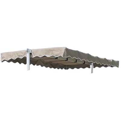 QUICK STAR Ersatzdach Standmarkise Dubai Markise Beige 375 x 225 cm QUICK STAR Ersatzdach Standmarkise Dubai Markise Beige 375 x 225 cm