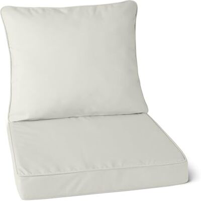 Amazon Kissen für Terrassenstühle mit Rückenlehne. 55.8 x 55.8 x 7.6 cm. Beige. 1er-Pack Amazon Kissen für Terrassenstühle mit Rückenlehne. 55.8 x 55.8 x 7.6 cm. Beige. 1er-Pack