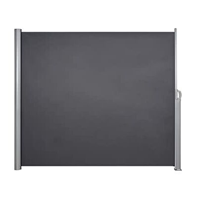 home Trends ® Alu-Seitenmarkise 280 g/㎡ Polyester ausziehbar Sichtschutz Markisen, Windschutz & Sonnenschutz für Balkon, Garten, Terrasse (Anthrazit, 200 x 400 cm, Aluminium) home Trends ® Alu-Seitenmarkise 280 g/㎡ Polyester ausziehbar Sichtschutz Markisen, Windschutz & Sonnenschutz für Balkon, Garten, Terrasse (Anthrazit, 200 x 400 cm, Aluminium)
