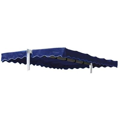 QUICK STAR Ersatzdach Standmarkise Dubai Markise Blau 375 x 225 cm QUICK STAR Ersatzdach Standmarkise Dubai Markise Blau 375 x 225 cm