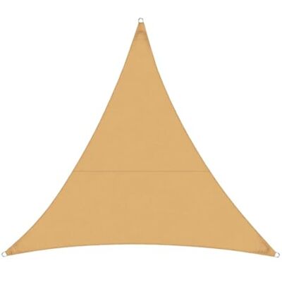 Floordirekt Sonnensegel Wasserdicht Sand 3 x 3 x 3 m Sonnenschutz Segel mit Ösen und Befestigungsseile für Balkon Terrasse Camping Floordirekt Sonnensegel Wasserdicht Sand 3 x 3 x 3 m Sonnenschutz Segel mit Ösen und Befestigungsseile für Balkon Terrasse Camping
