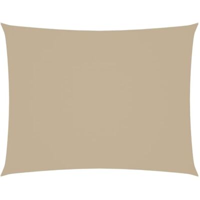 vidaXL Sonnensegel Oxford Stoff Rechteckig 2,5x4 m Beige - Sonnenschutz vidaXL Sonnensegel Oxford Stoff Rechteckig 2,5x4 m Beige - Sonnenschutz
