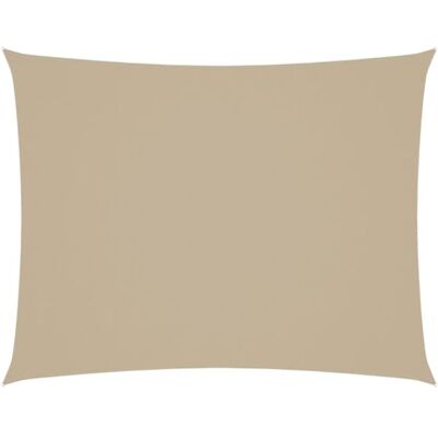 vidaXL Sonnensegel Oxford Stoff Rechteckig 3x4 m Beige - Sonnensegel vidaXL Sonnensegel Oxford Stoff Rechteckig 3x4 m Beige - Sonnensegel
