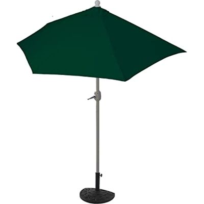 Mendler Sonnenschirm halbrund Parla 300cm mit Ständer Halbschirm Balkonschirm, UV 50+, Polyester/Alu, 3kg Mendler Sonnenschirm halbrund Parla 300cm mit Ständer Halbschirm Balkonschirm, UV 50+, Polyester/Alu, 3kg