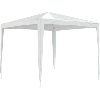 vidaXL Garteneinrichtung Partyzelt 2,5x2,5 m Weiß - Gartenausstattung vidaXL Garteneinrichtung Partyzelt 2,5x2,5 m Weiß - Gartenausstattung