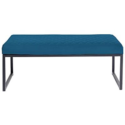 Kare Design Bank Smart Velvet, Petrol, Sitzbank, Polsterbank, Samtoptik, Stahl Gestell, 40x90x40 cm (H/B/T) Kare Design Bank Smart Velvet, Petrol, Sitzbank, Polsterbank, Samtoptik, Stahl Gestell, 40x90x40 cm (H/B/T)
