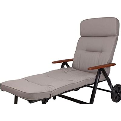 KETTLER KETTtex 2314 Auflage Rollliege Alicante extrabreit hellgrau 200x65x9cm wasserabweisend lichtecht Olefin KETTtex KETTLER KETTtex 2314 Auflage Rollliege Alicante extrabreit hellgrau 200x65x9cm wasserabweisend lichtecht Olefin KETTtex