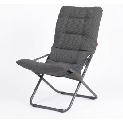 fiam FIESTA SOFT XL Anatomischer Liegestuhl für den Außenbereich, verstellbar (Anthrazit) fiam FIESTA SOFT XL Anatomischer Liegestuhl für den Außenbereich, verstellbar (Anthrazit)