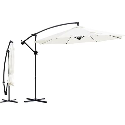 Sekey Ampelschirm 300 cm Sonnenschirm mit Kurbel Gartenschirm Kurbelschirm mit Kurbelvorrichtung UV50+ Sonnenschutz Robust und Stabil für den Garten Creme Sekey Ampelschirm 300 cm Sonnenschirm mit Kurbel Gartenschirm Kurbelschirm mit Kurbelvorrichtung UV50+ Sonnenschutz Robust und Stabil für den Garten Creme