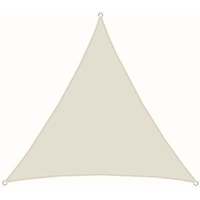 Beige Amanka Dreieckiger Sonnenschutz - Sonnensegel Beige Amanka Dreieckiger Sonnenschutz - Sonnensegel