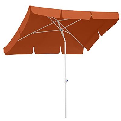 Schneider Sonnenschirm Ibiza, terracotta, 180 x 120 cm rechteckig, 682-05, Gestell Stahl, Bespannung Polyester, 2.6 kg Schneider Sonnenschirm Ibiza, terracotta, 180 x 120 cm rechteckig, 682-05, Gestell Stahl, Bespannung Polyester, 2.6 kg