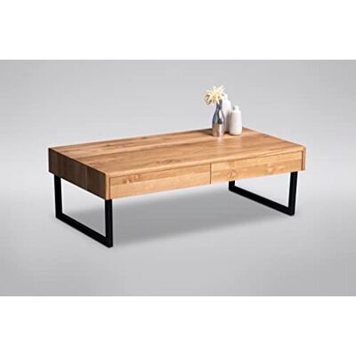 M2 Kollektion Couchtisch Linz in Wildeiche massiv, B/H/T = 110x35x60cm M2 Kollektion Couchtisch Linz in Wildeiche massiv, B/H/T = 110x35x60cm