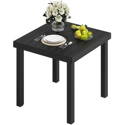 DWVO Aluminium-Gartentisch 78cm, Outdoor Tisch für Terrasse & Garten DWVO Aluminium-Gartentisch 78cm, Outdoor Tisch für Terrasse & Garten