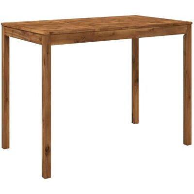 vidaXL Gartenbar-Tisch Natur 141 x 80,5 x 105 cm Massivholz Akazie Funktioniert als Bar- oder Esstisch. Einzigartige Holzmaserung verbessert die ästhetische Anziehung. Ideal für Gärten vidaXL Gartenbar-Tisch Natur 141 x 80,5 x 105 cm Massivholz Akazie Funktioniert als Bar- oder Esstisch. Einzigartige Holzmaserung verbessert die ästhetische Anziehung. Ideal für Gärten