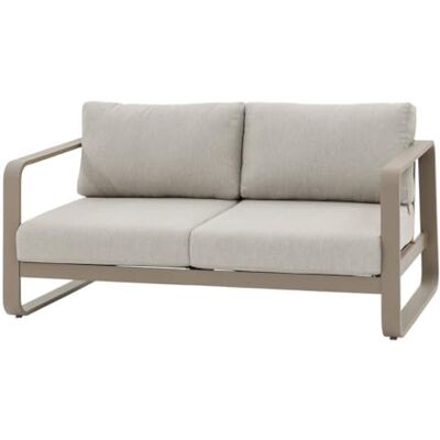 HESPERIDE Hespéride Gartensofa domilly Kaffee 2-sitzer aus Aluminium und olefin HESPERIDE Hespéride Gartensofa domilly Kaffee 2-sitzer aus Aluminium und olefin