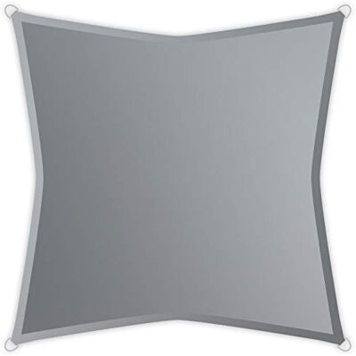 Windhager SunSail Riviera, Sonnensegel, Sonnenschutz, UV-Schutz, witterungsbeständig, wasserabweisend, Quadrat 3,6 x 3,6 m Windhager SunSail Riviera, Sonnensegel, Sonnenschutz, UV-Schutz, witterungsbeständig, wasserabweisend, Quadrat 3,6 x 3,6 m