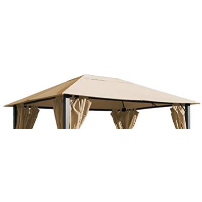 QUICK STAR Ersatzdach für Pavillon Paris 3x4m Pavillondach Sand QUICK STAR Ersatzdach für Pavillon Paris 3x4m Pavillondach Sand