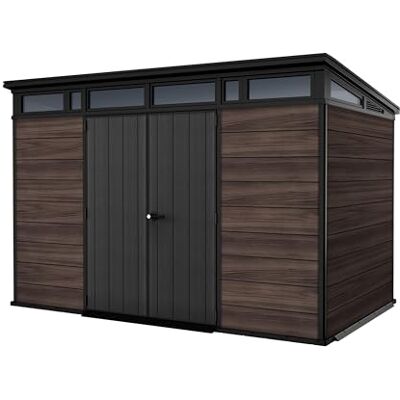 Keter Signature 11x7 Gartenhaus Kunststoff Rosenholzoptik 340x218x226 cm Keter Signature 11x7 Gartenhaus Kunststoff Rosenholzoptik 340x218x226 cm