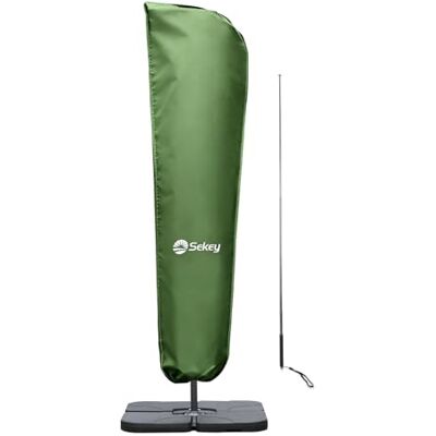 Sekey Schutzhülle für Ampelschirm/Sonnenschirm, Abdeckhauben für Sonnenschirm 265×48/70 cm – 100% Wasserdichter Polyester, UV-Beständig Sekey Schutzhülle für Ampelschirm/Sonnenschirm, Abdeckhauben für Sonnenschirm 265×48/70 cm – 100% Wasserdichter Polyester, UV-Beständig