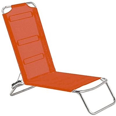 fiam Strandbett Jolly Aluminium, Texfil, Aluminium, TX AR Orange fiam Strandbett Jolly Aluminium, Texfil, Aluminium, TX AR Orange