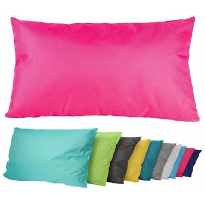 JACK Outdoor Lounge Kissen 30x50cm Dekokissen inkl. Füllung Wasserfest Sitzkissen Garten Stuhl Lotus Effekt, Farbe:Pink JACK Outdoor Lounge Kissen 30x50cm Dekokissen inkl. Füllung Wasserfest Sitzkissen Garten Stuhl Lotus Effekt, Farbe:Pink